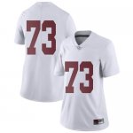 Women's Alabama Crimson Tide #73 Evan Neal White Limited NCAA College Football Jersey 2403YDQX7